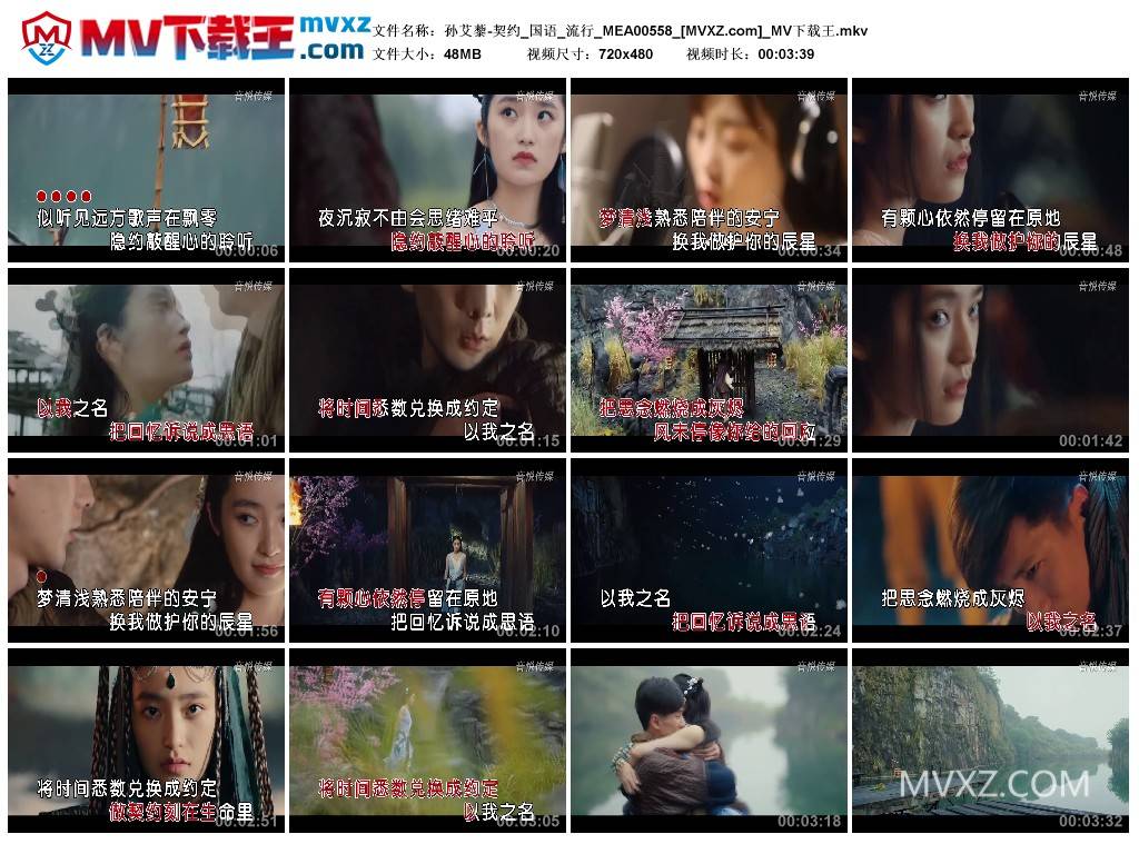 孙艾藜-契约_国语_流行_MEA00558